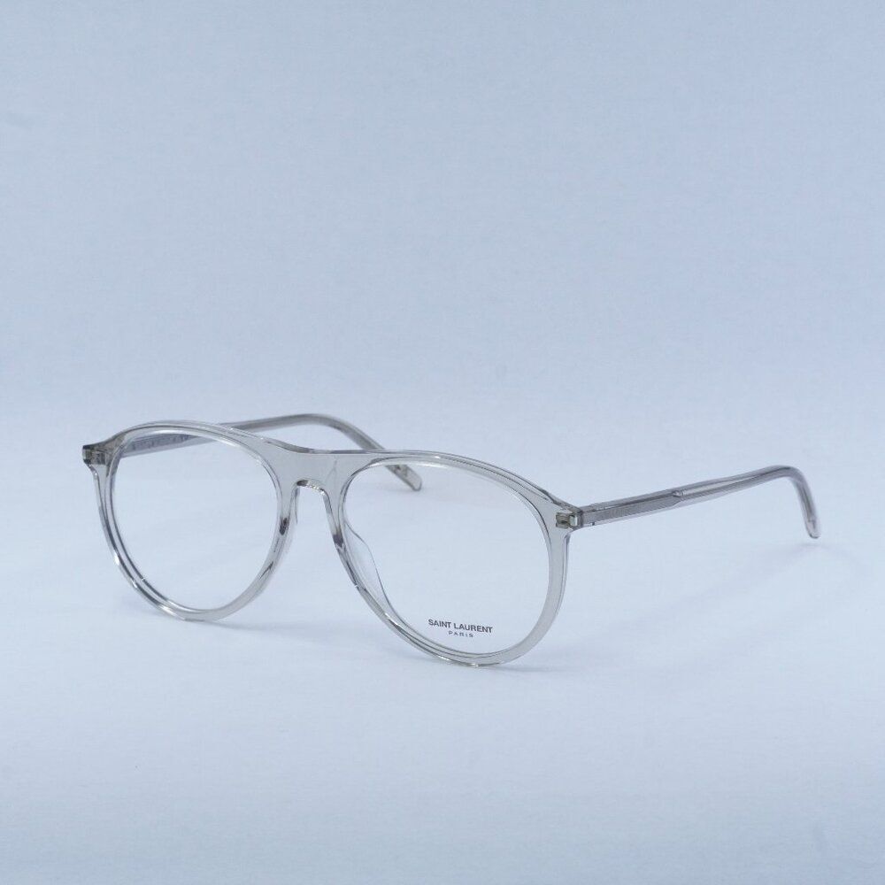 🕶️ New Saint Laurent SL667OPT 003 Eyeglasses - Transparent Beige Frame